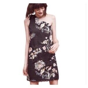 One shoulder Anthropologie Dress Maeve sz 2